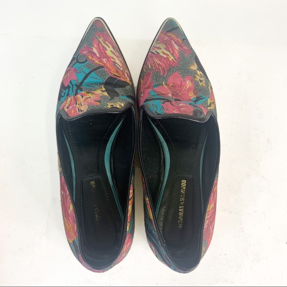 Nicholas Kirkwood Womens Floral Slip On Shoe US6 - Picture 5 of 7